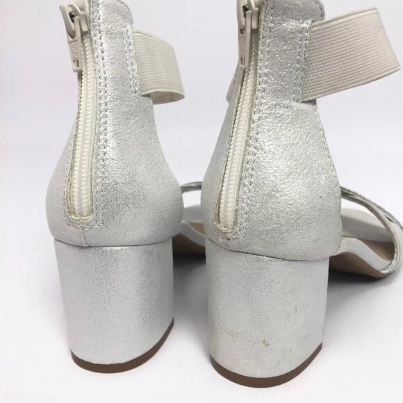 White Mountain Womens Evie Dress Sandals Silver 8M - Picture 6 of 6